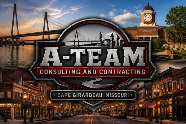 A-Team Inspections website design Cape Girardeau, Missouri
