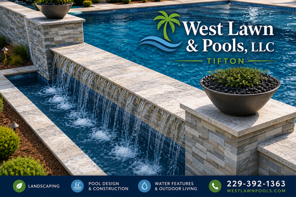 Westlawn Pools website design Tifton Georgia